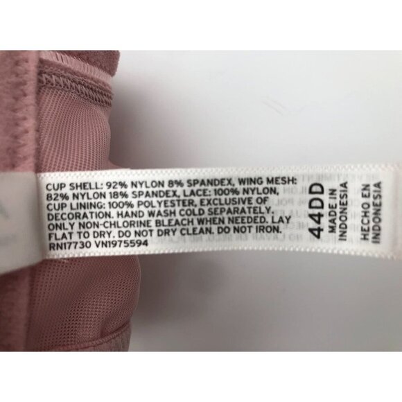 Ava & Viv T-Shirt Bra Lightly Lined Convertible Dusty Rose Underwire Womens 44DD - Picture 9 of 9
